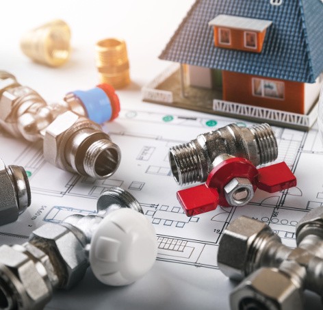 house heating system installation equipment